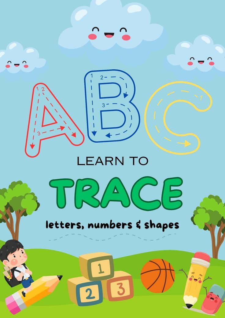 My First Kids Tracing Book – Alphabet, Numbers, Shapes & Lines Learning Workbook for Preschoolers (Ages 3-6)