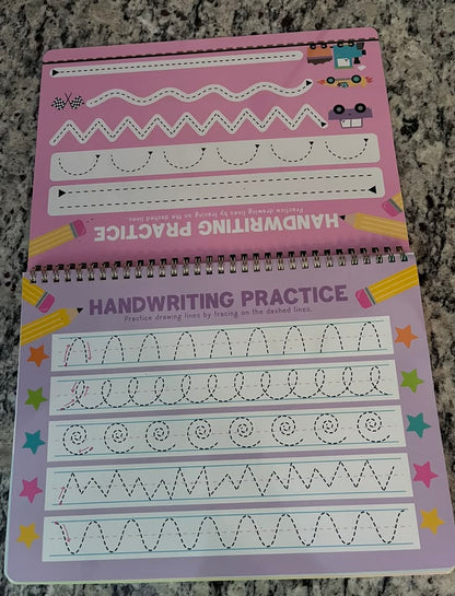 My First Kids Tracing Book – Alphabet, Numbers, Shapes & Lines Learning Workbook for Preschoolers (Ages 3-6)