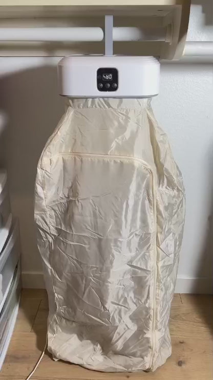 Portable Electric Clothes Dryer & Garment Care Closet | Foldable Fast Drying Wardrobe with Timer